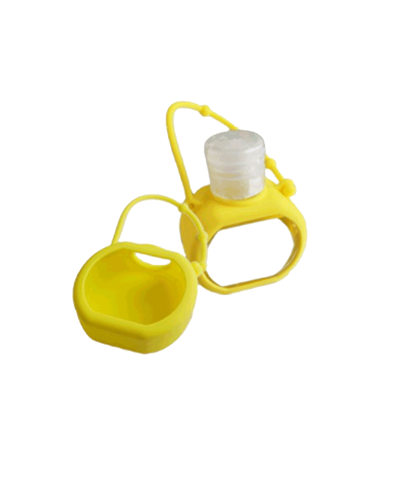 >Supporto in silicone disinfettante per le mani giallo YX30G-2